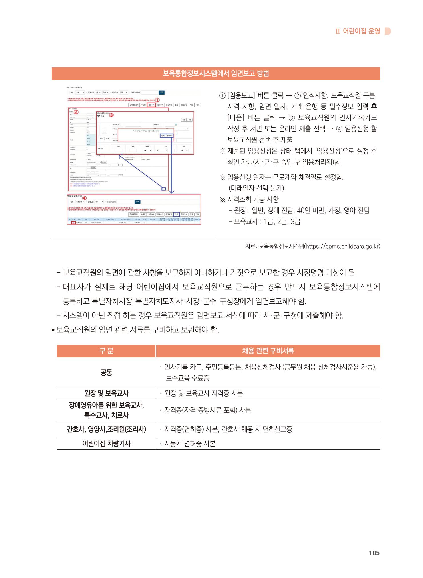 어린이집 설치·운영 통합 매뉴얼 111페이지