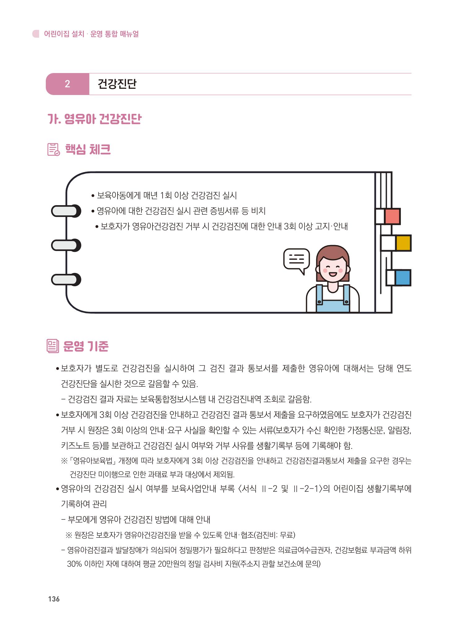 어린이집 설치·운영 통합 매뉴얼 142페이지