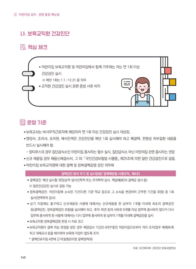 어린이집 설치·운영 통합 매뉴얼 146페이지