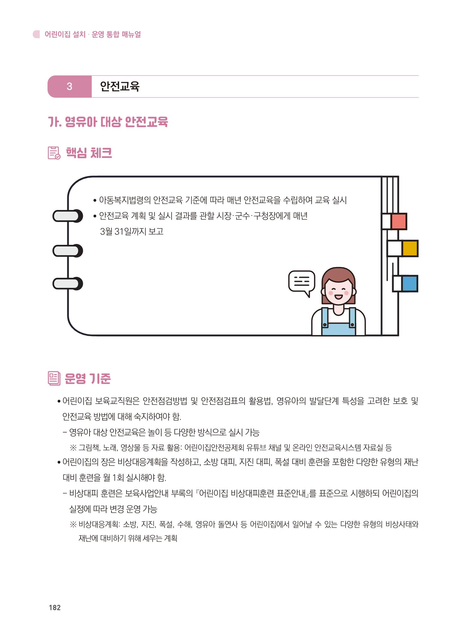 어린이집 설치·운영 통합 매뉴얼 188페이지