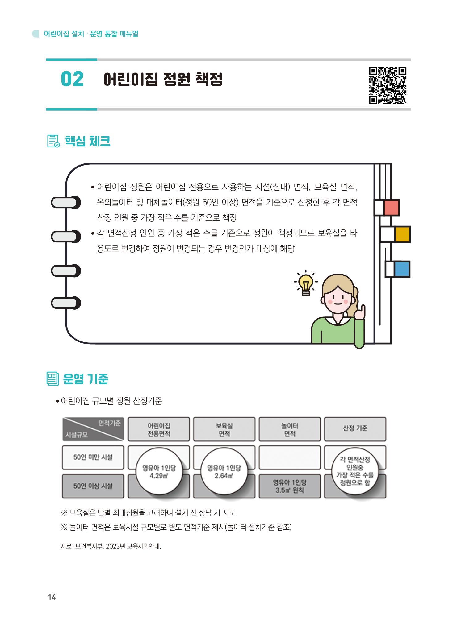 어린이집 설치·운영 통합 매뉴얼 20페이지