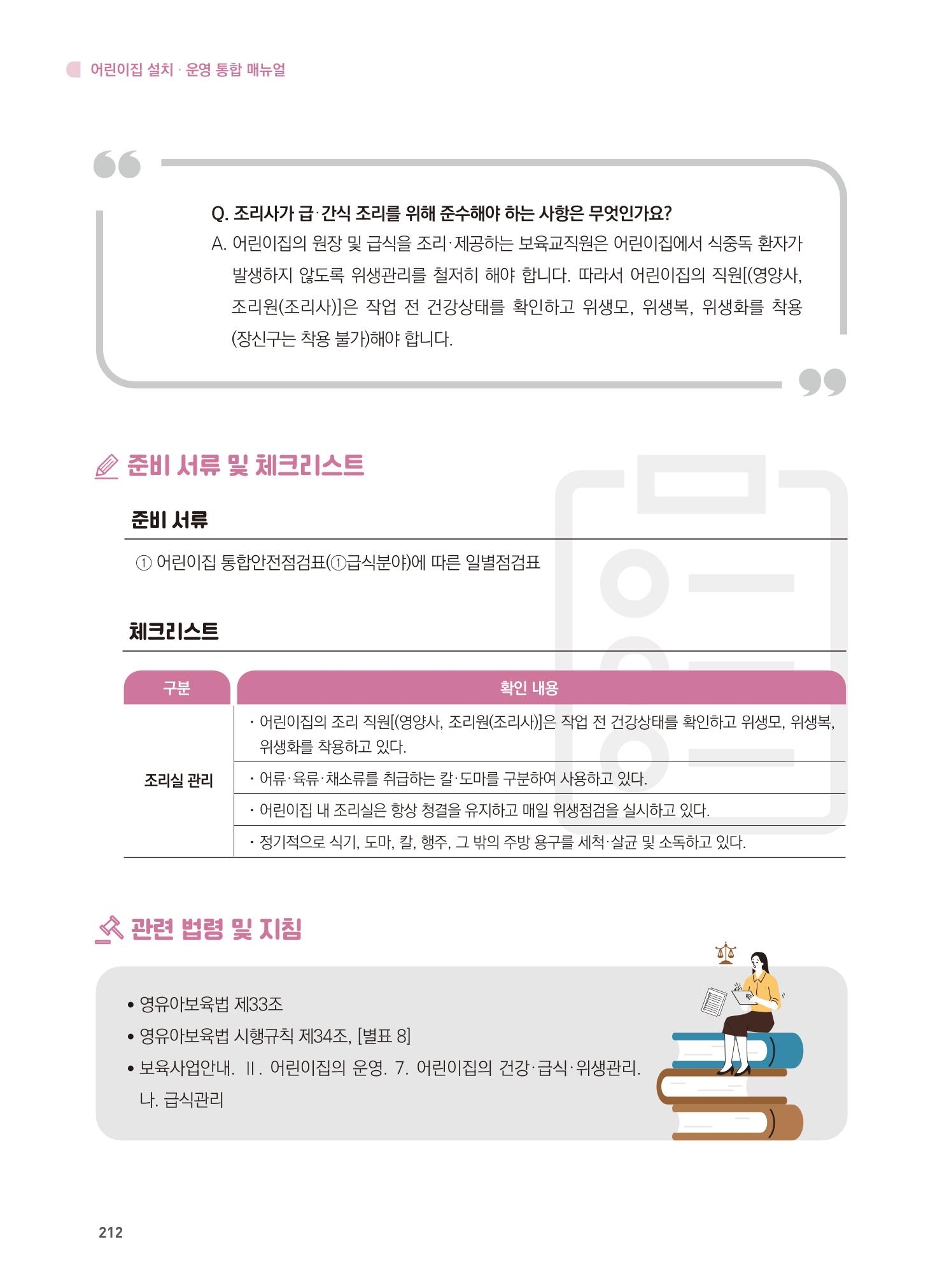 어린이집 설치·운영 통합 매뉴얼 218페이지