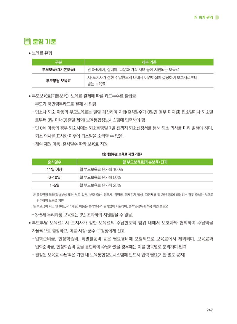 어린이집 설치·운영 통합 매뉴얼 253페이지
