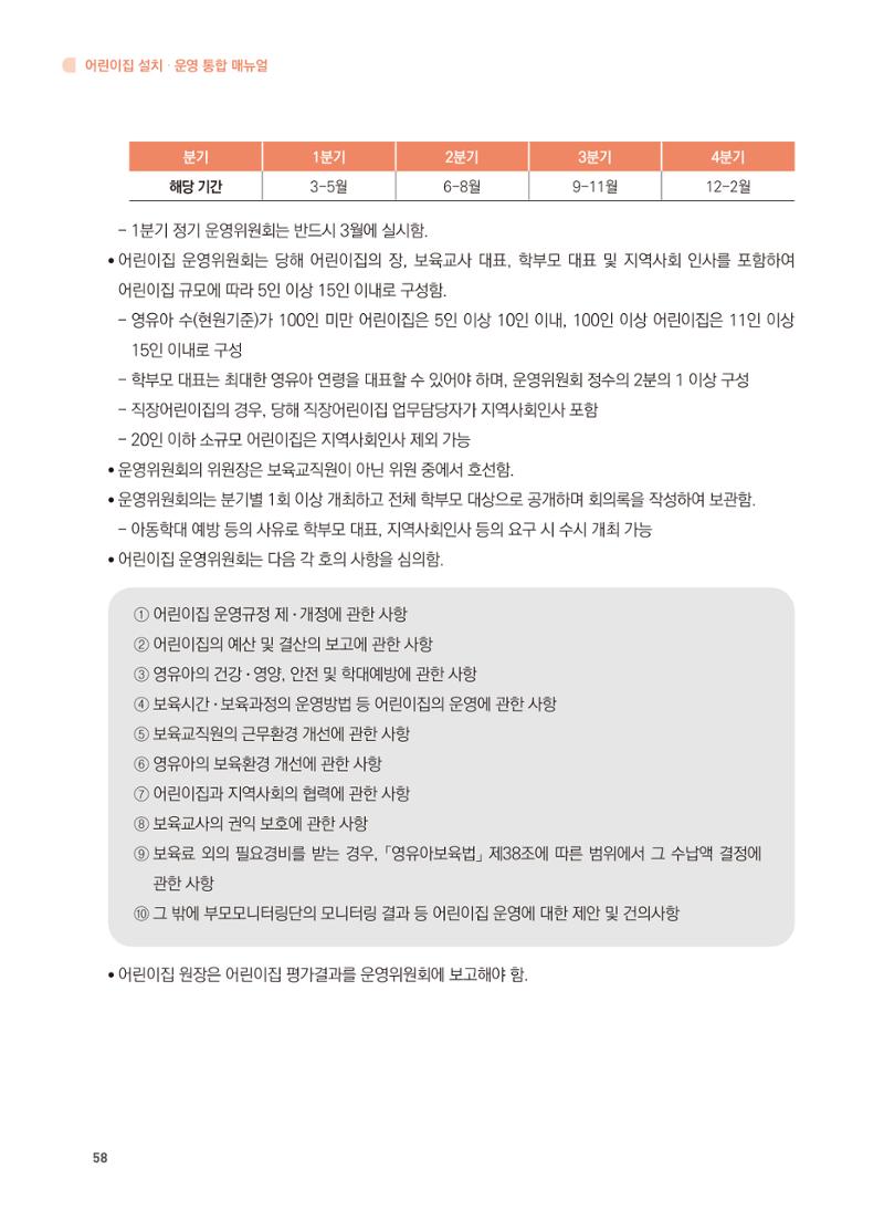 어린이집 설치·운영 통합 매뉴얼 64페이지