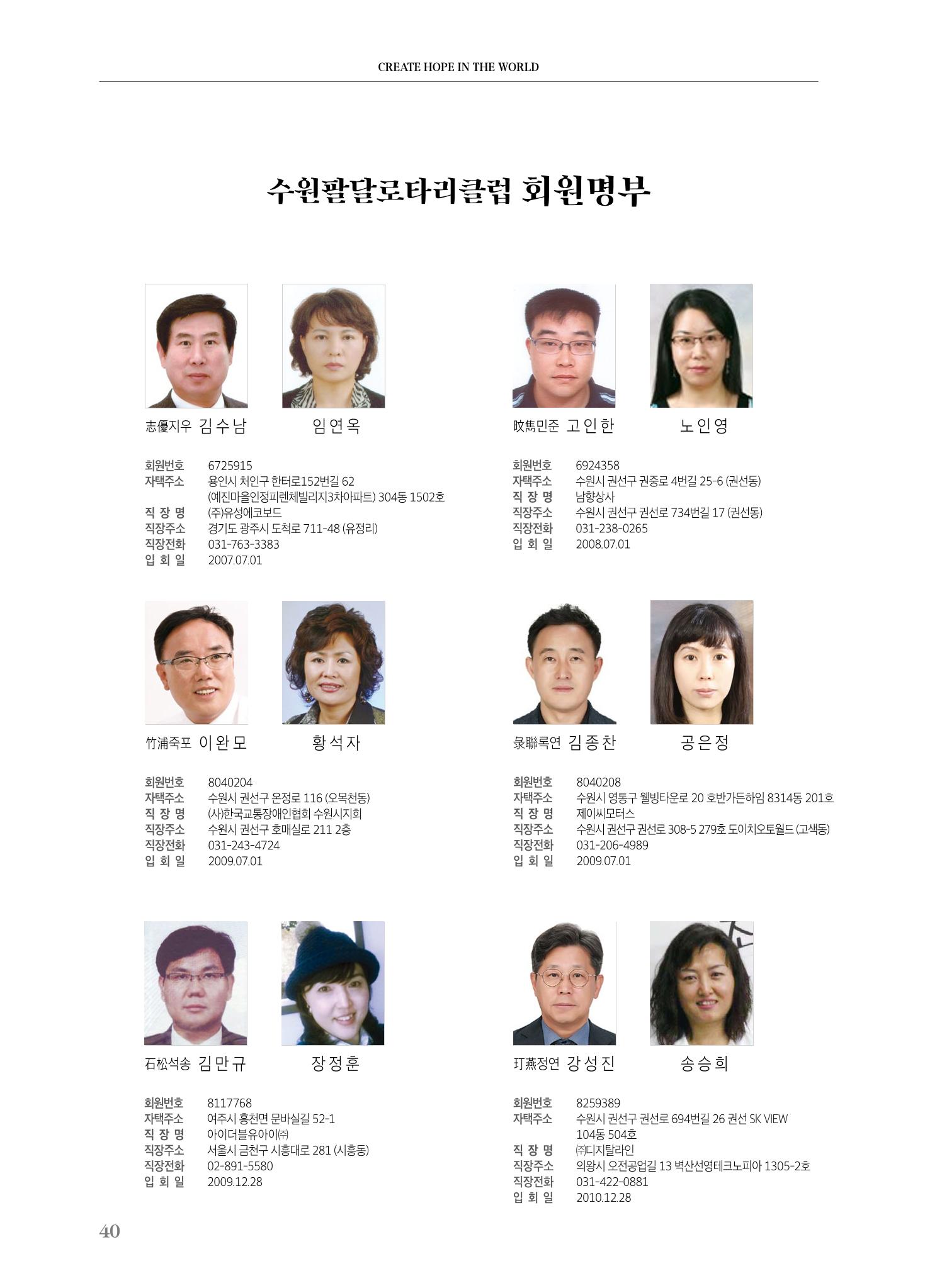 수원팔달로타리클럽 2023-24 회장 이취임식 42페이지