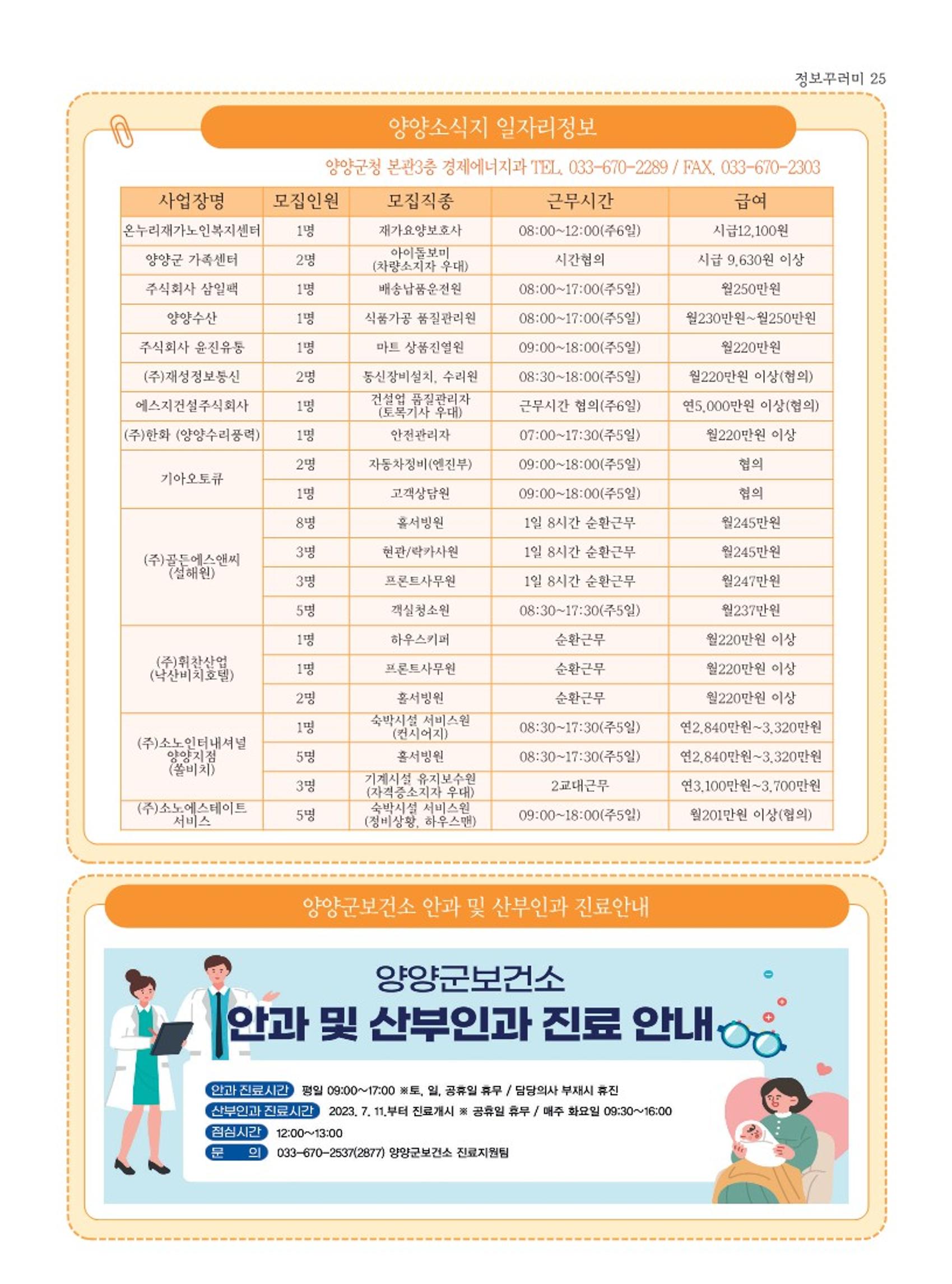 양양소식지 2023. 7월호 25페이지