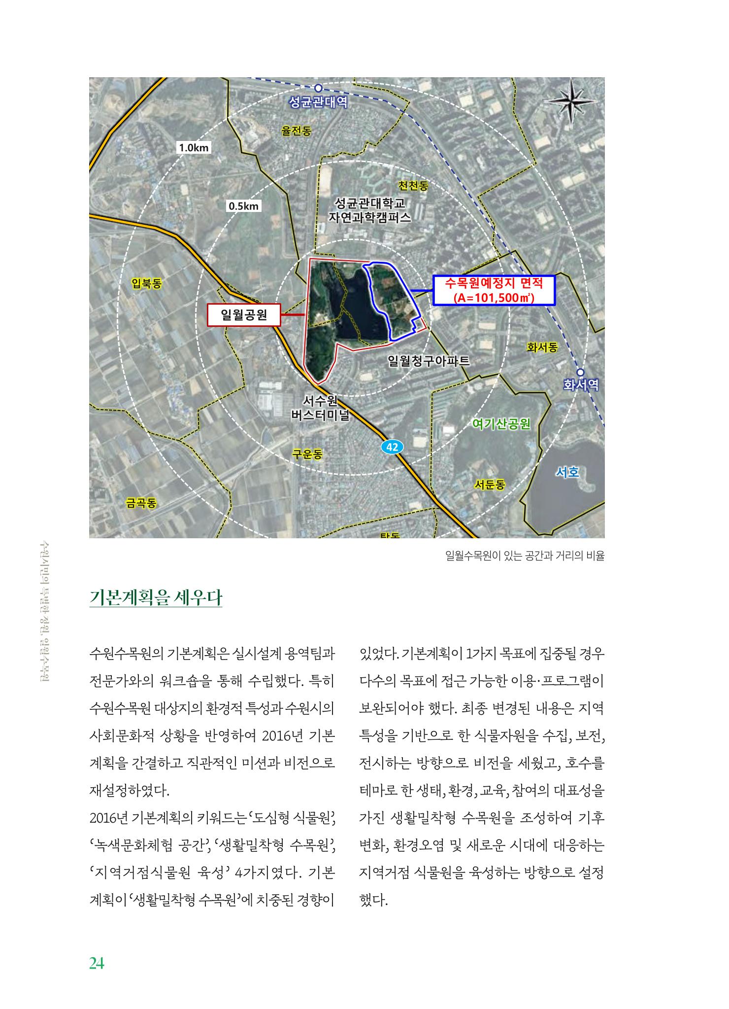 수원 일월수목원 조성사업 백서웘 26페이지