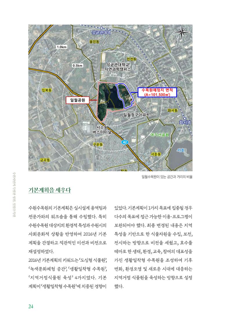 수원 일월수목원 조성사업 백서웘 26페이지