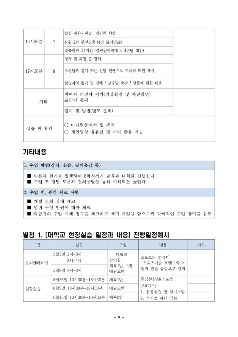가상스포츠AR피구 9페이지