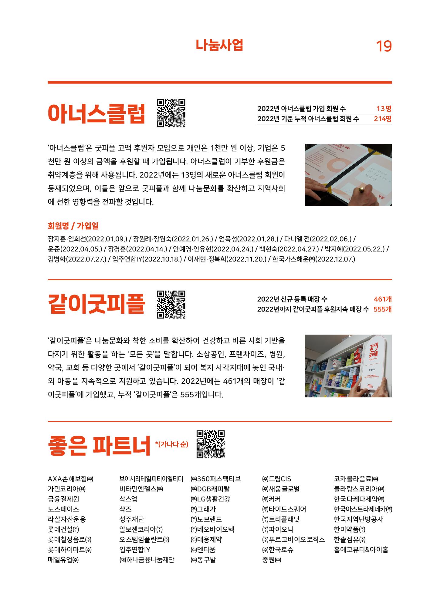 2022 굿피플 연차보고서 21페이지