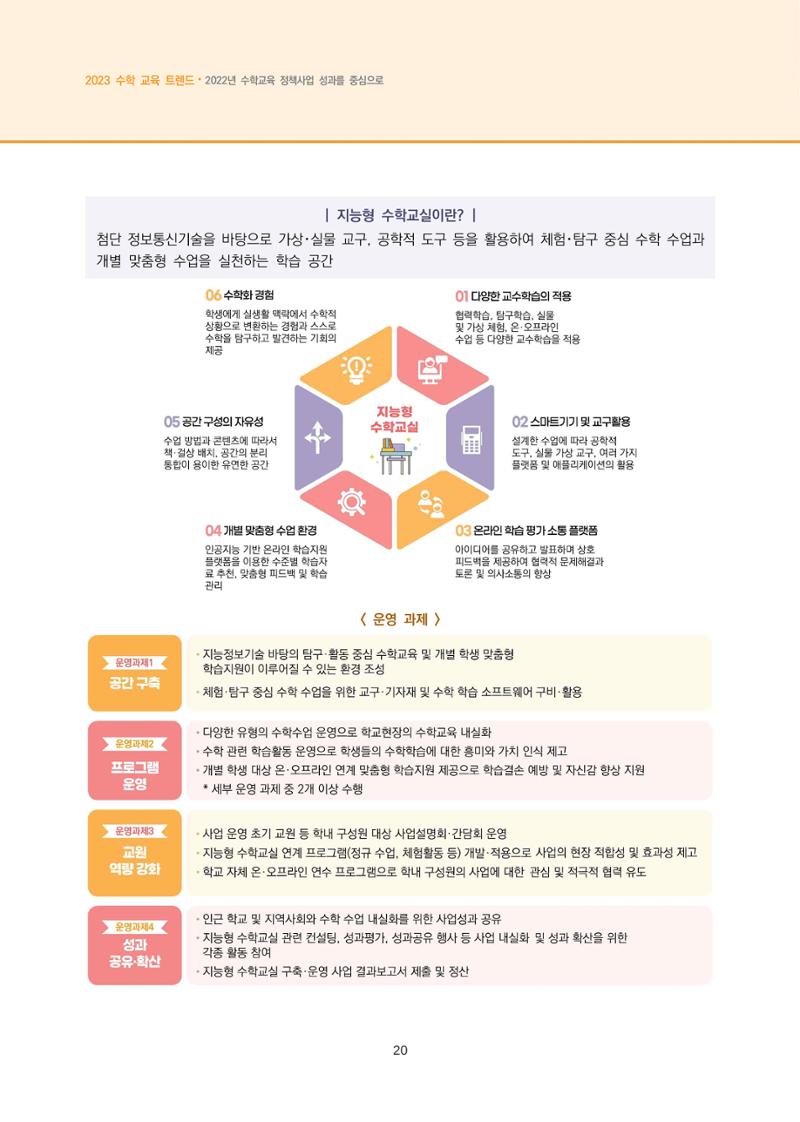 2023년 수학교육 트렌드 -2022년 수학교육 정책사업 성과를 중심으로- 연차보고서 26페이지