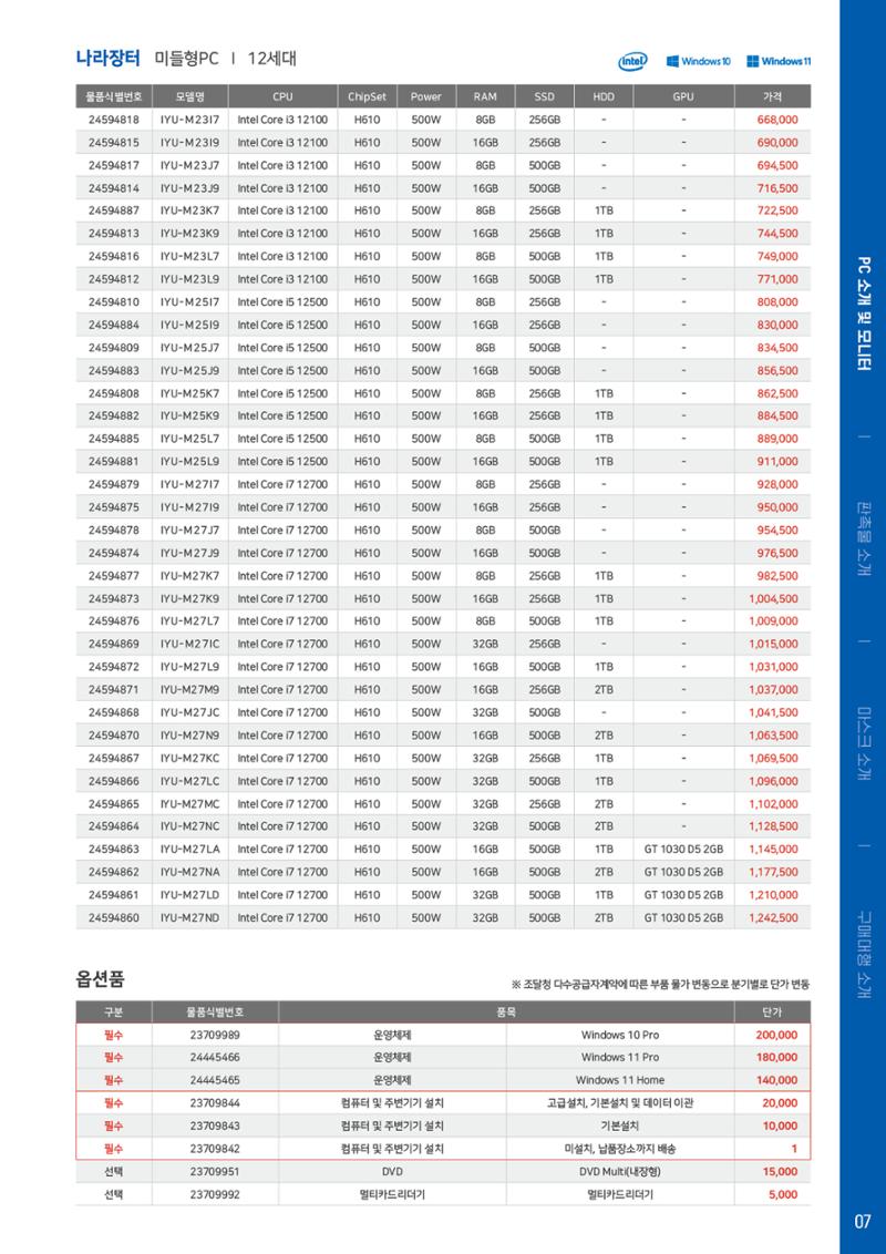 사단법인 나너우리 카달로그 7페이지