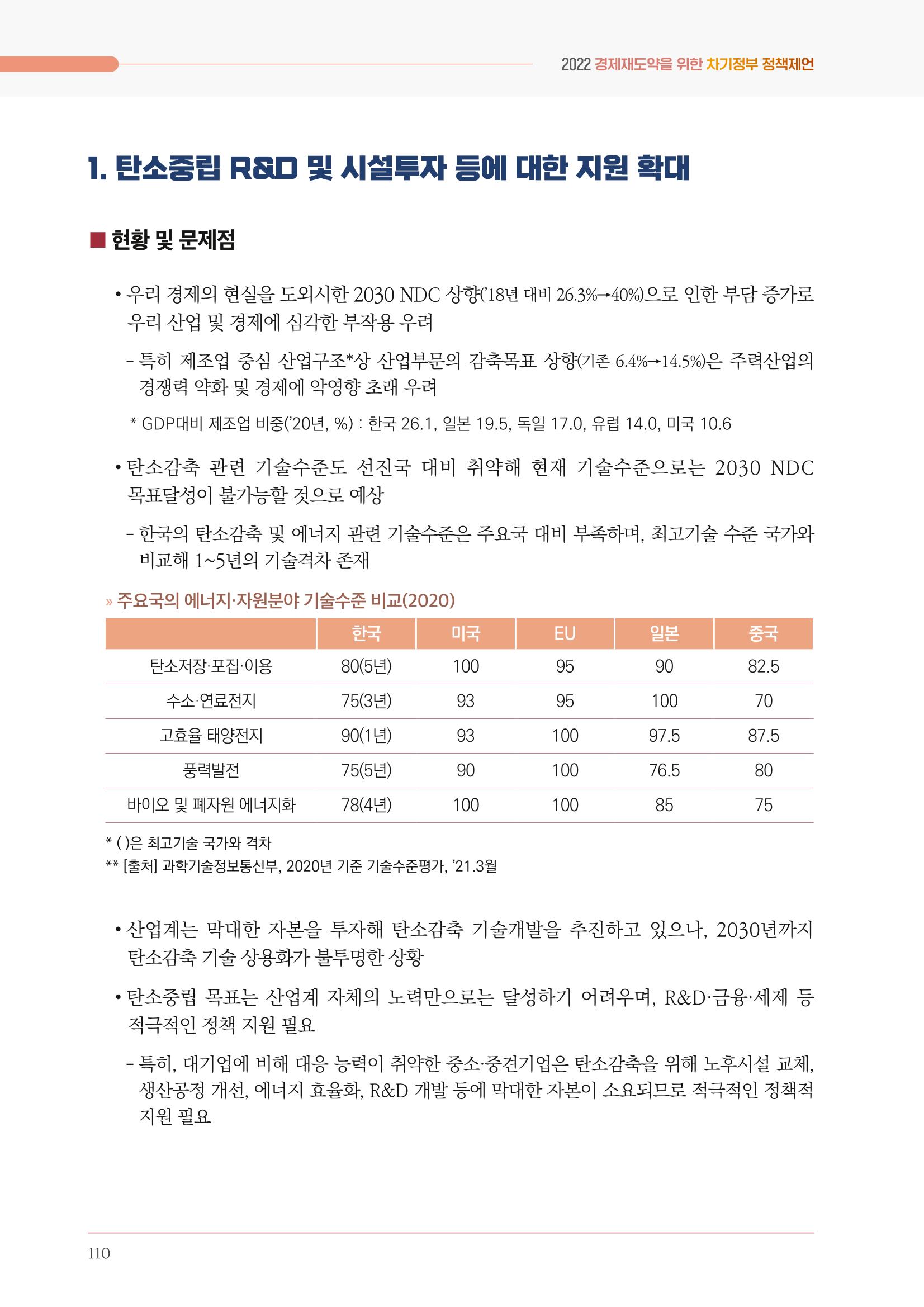 경제 재도약을 위한 차기 정부 정책 제언 110페이지
