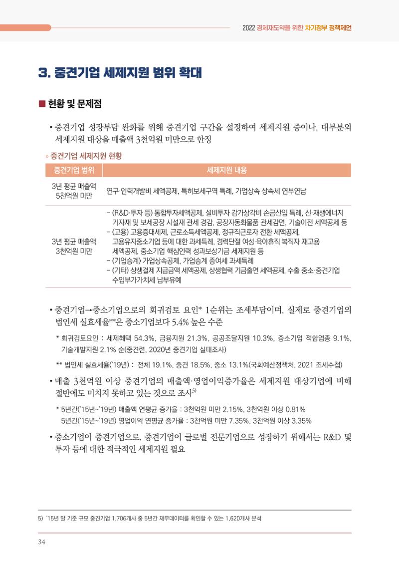 경제 재도약을 위한 차기 정부 정책 제언 34페이지