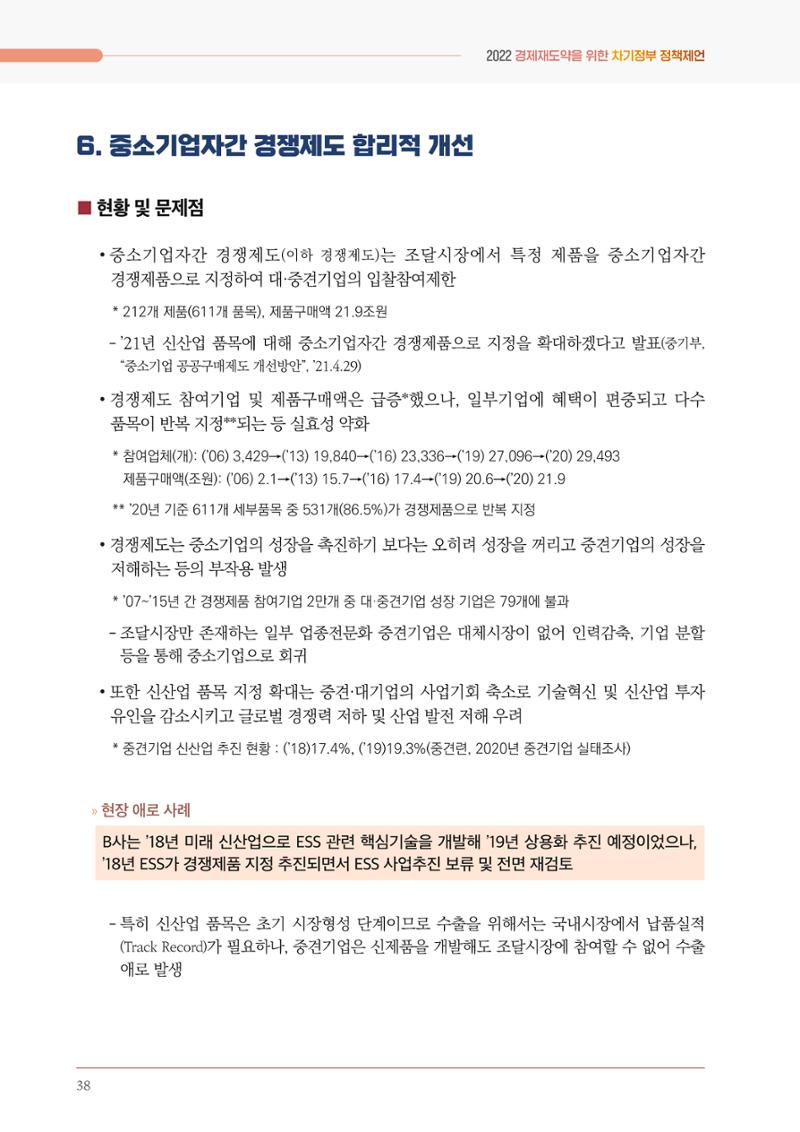 경제 재도약을 위한 차기 정부 정책 제언 38페이지
