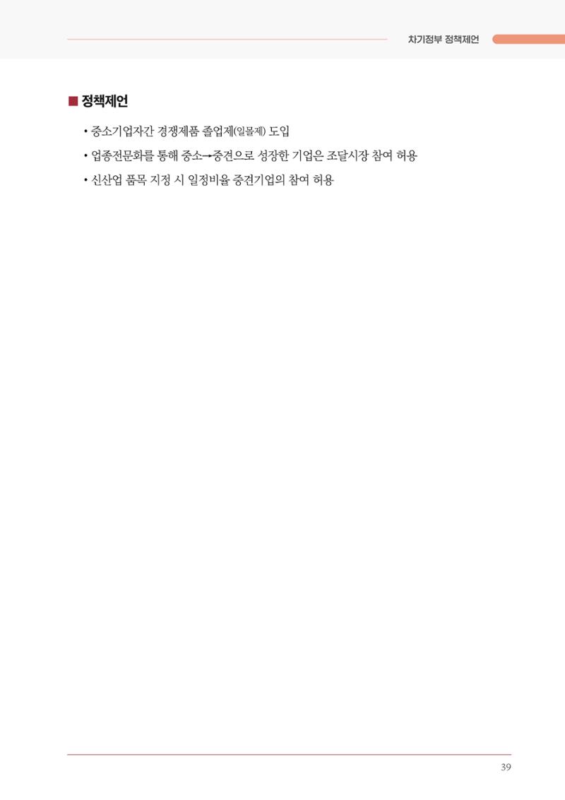 경제 재도약을 위한 차기 정부 정책 제언 39페이지