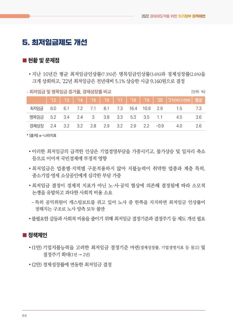 경제 재도약을 위한 차기 정부 정책 제언 64페이지