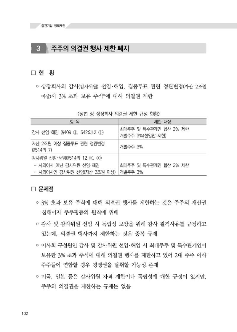 21대 국회에 바랍니다, 중견기업 정책제언 106페이지