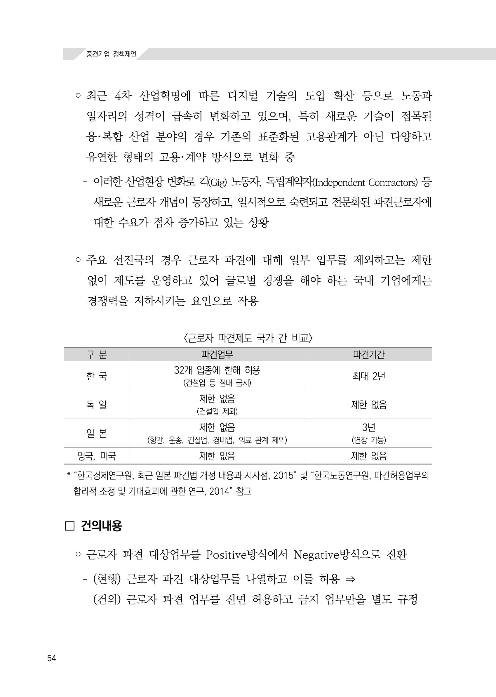 21대 국회에 바랍니다, 중견기업 정책제언 58페이지