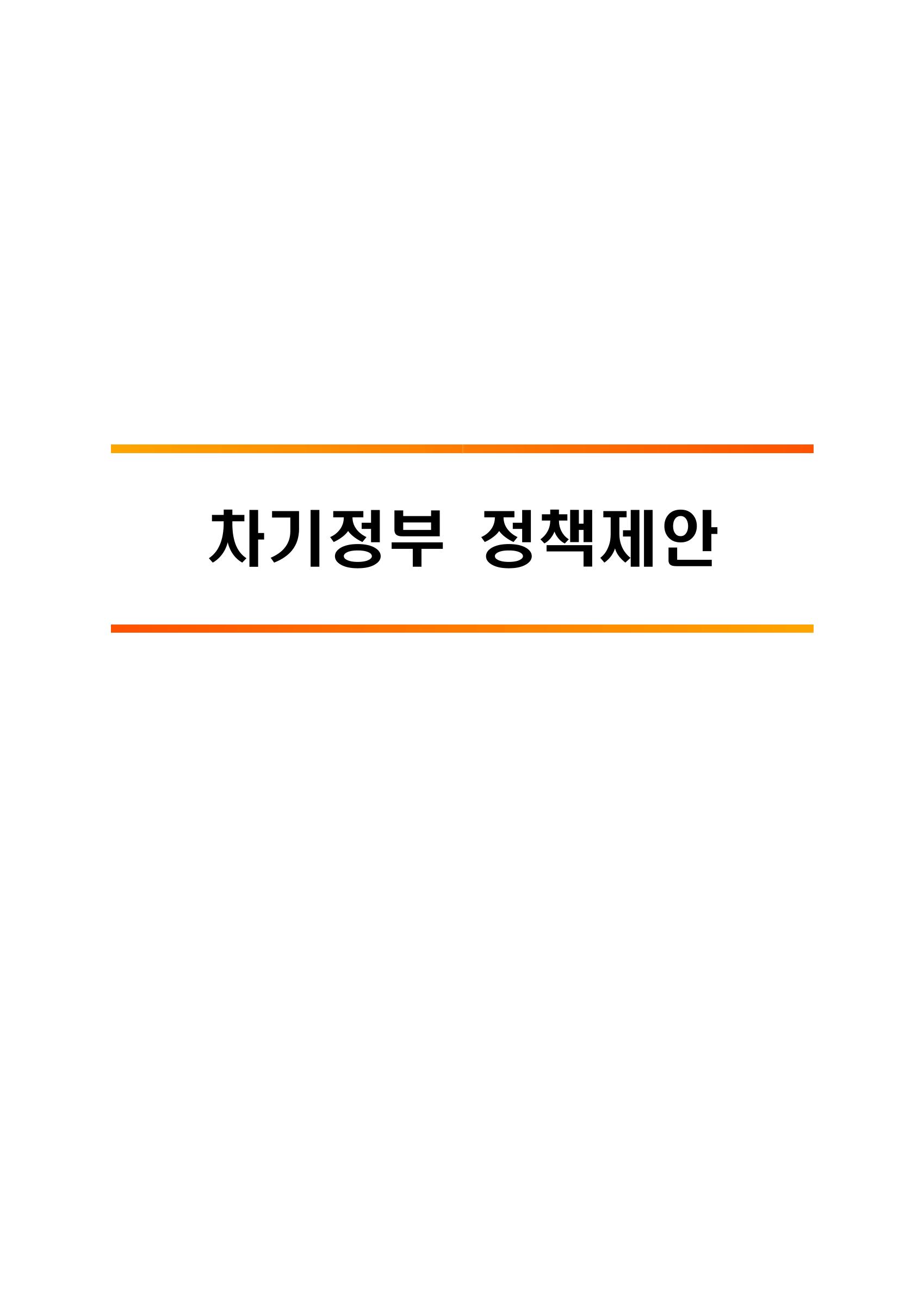 차기정부 정책 제안 21페이지