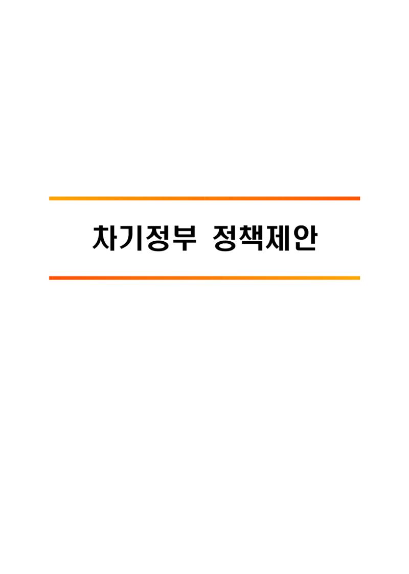 차기정부 정책 제안 21페이지