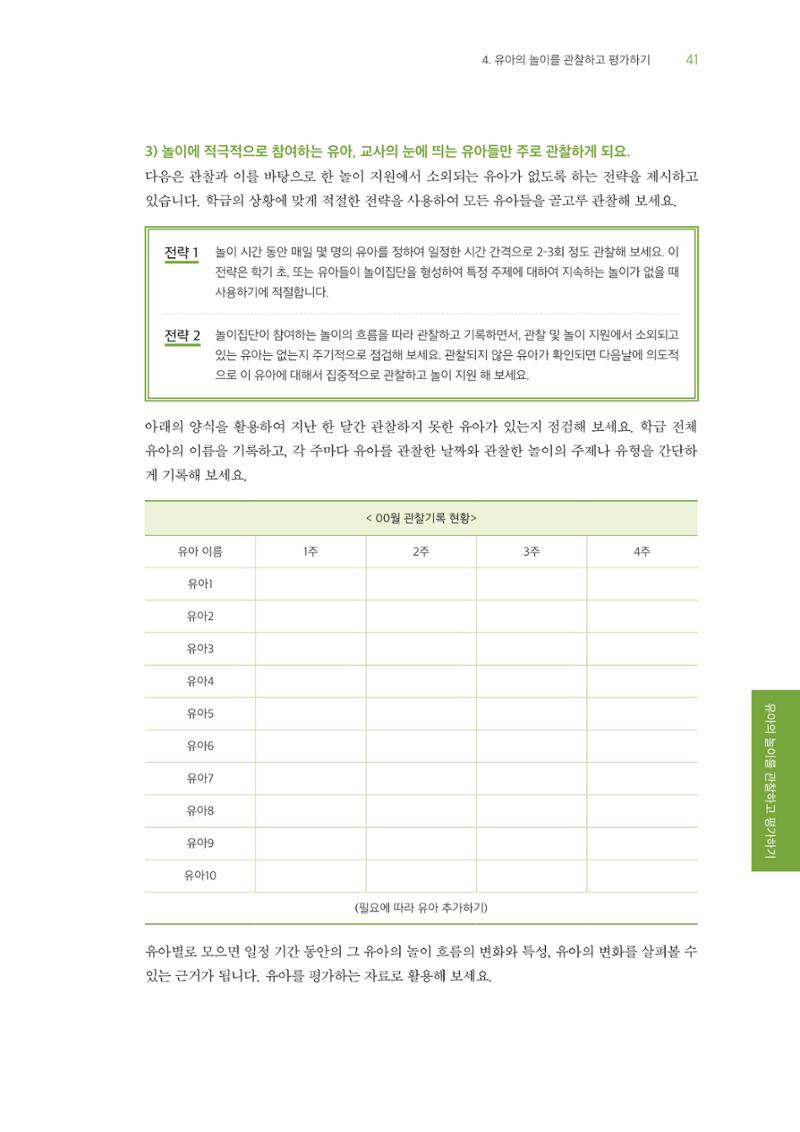 교사를 위한 놀이지원 워크북-교사연수 42페이지