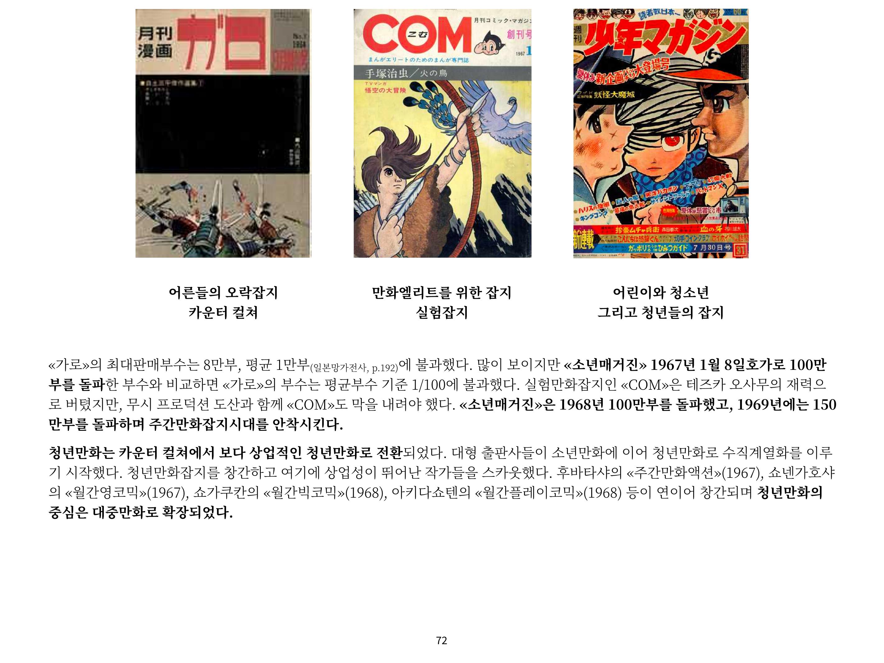 2023 제1차 열린만화포럼 : 한국출판만화시장의 현황과 과제_섹션1 발제문 72페이지