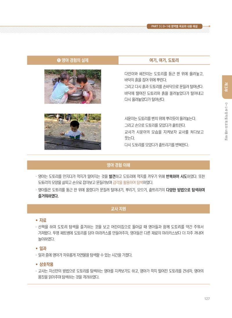 제4차 표준보육과정 해설서 127페이지
