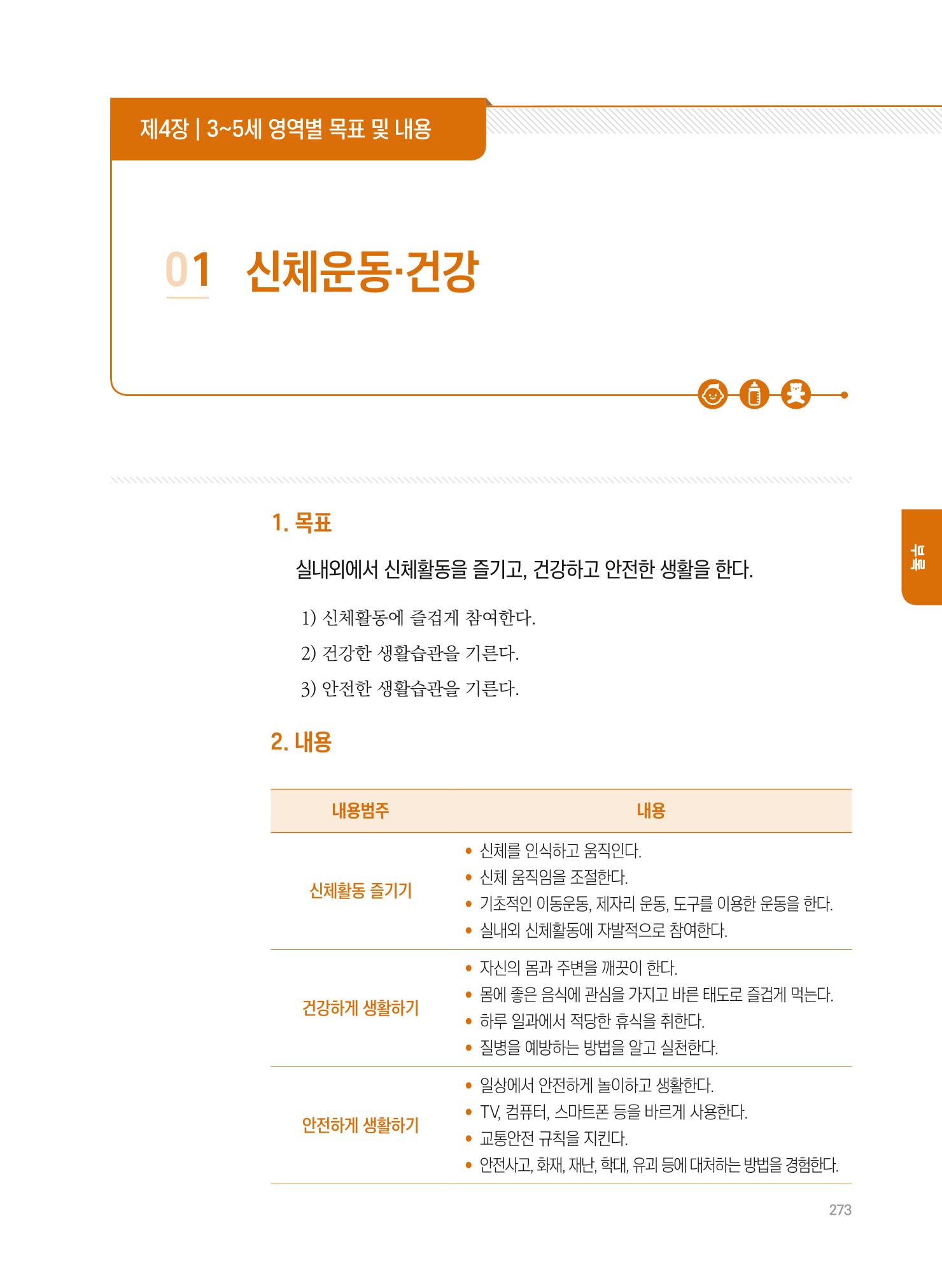 제4차 표준보육과정 해설서 273페이지