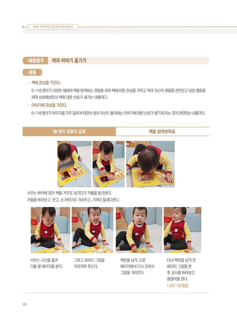 제4차 표준보육과정 해설서 90페이지