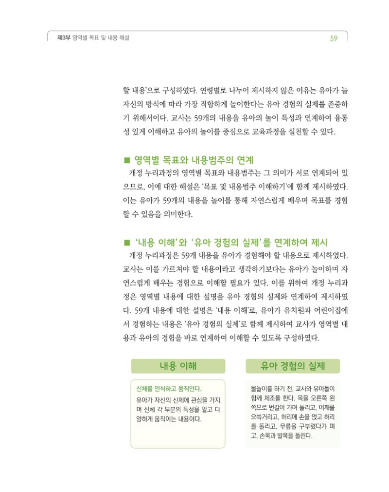 2019개정 누리과정 해설서 60페이지