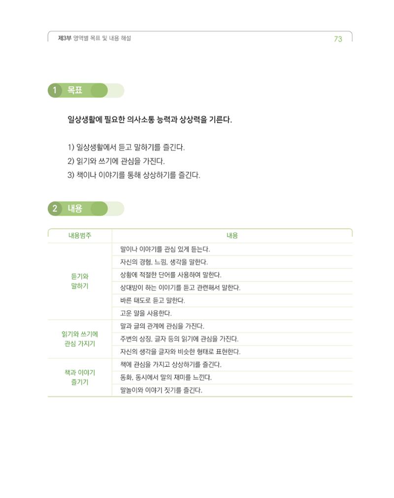 2019개정 누리과정 해설서 74페이지