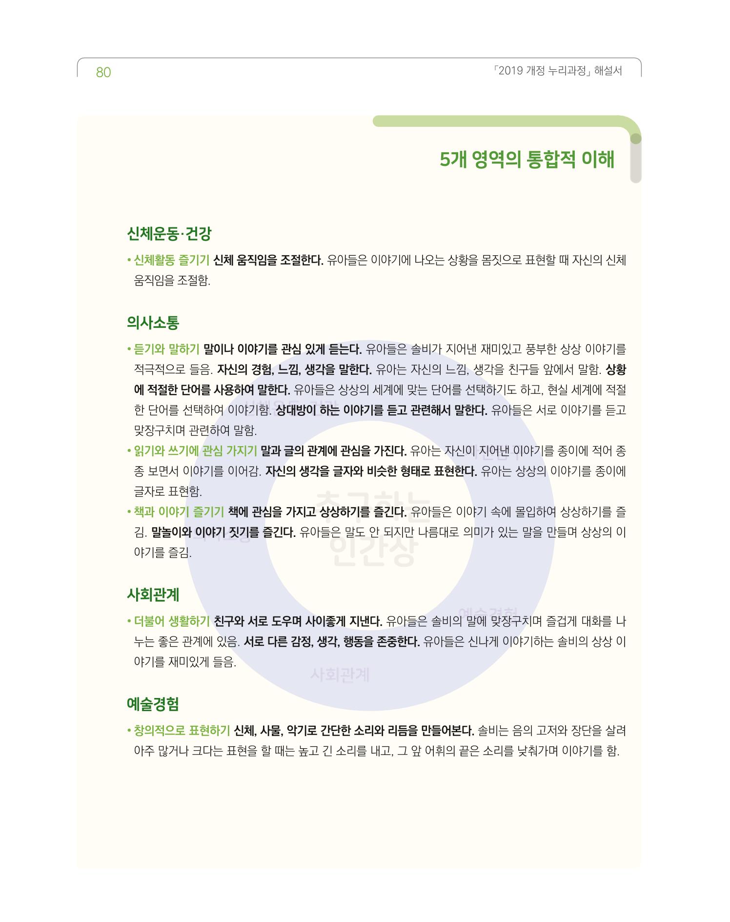 2019개정 누리과정 해설서 81페이지