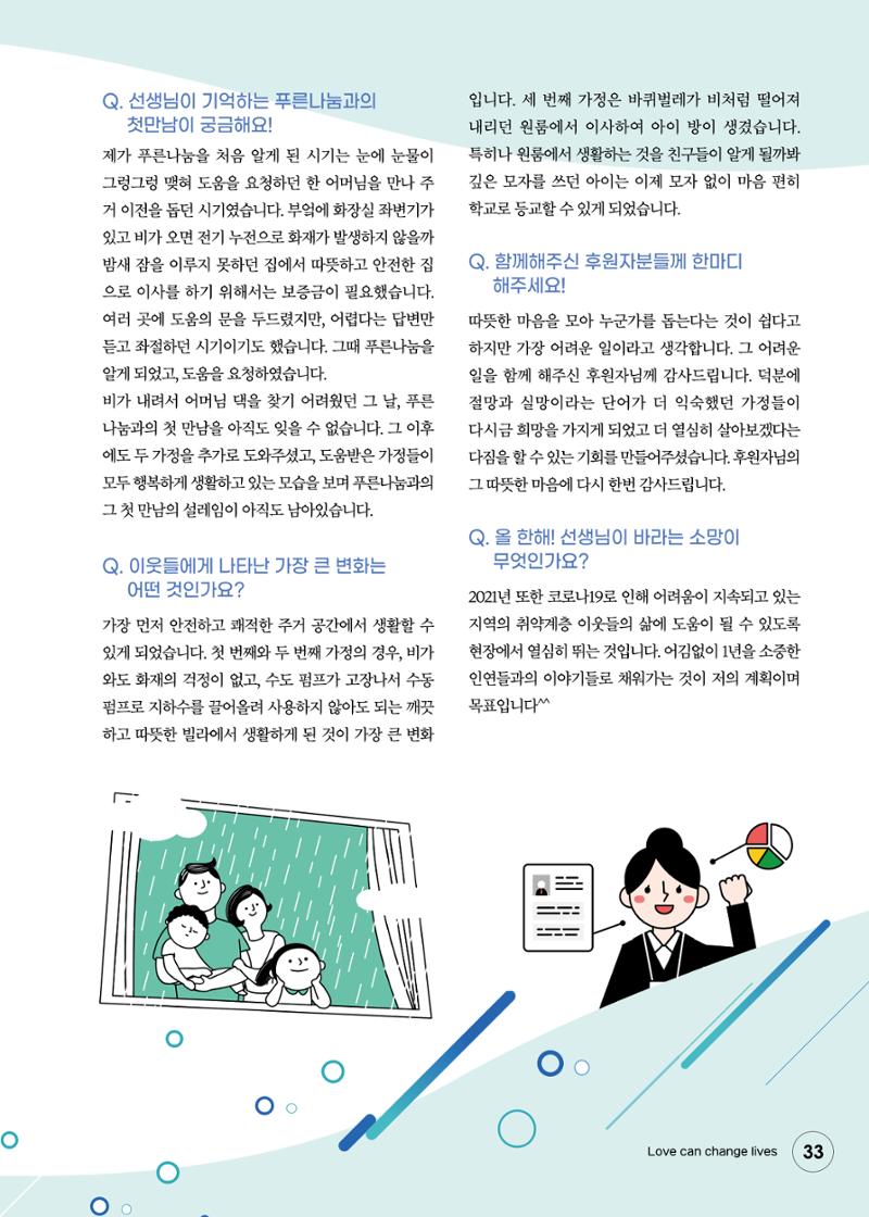 푸른나눔 2020 소식지 33페이지