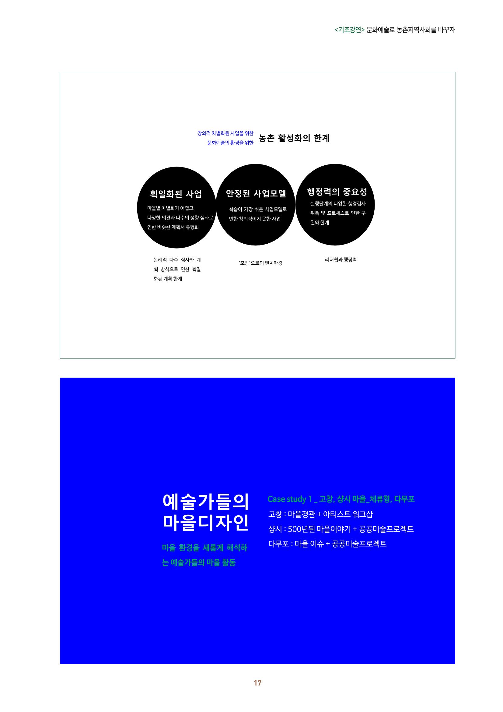 농촌 예술에 물들다_제11회 국립농업박물관포럼 19페이지