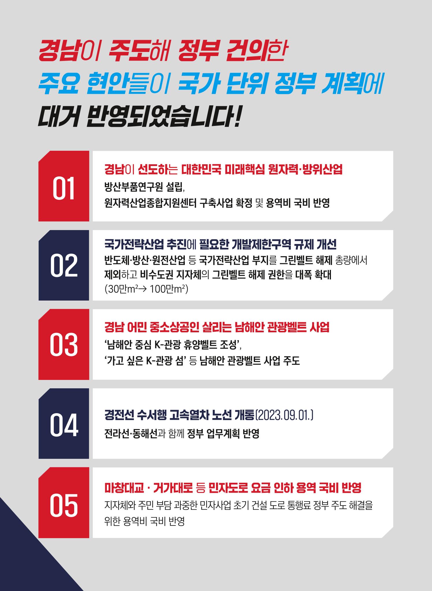 국민의힘 경남도당 정책홍보물 4페이지