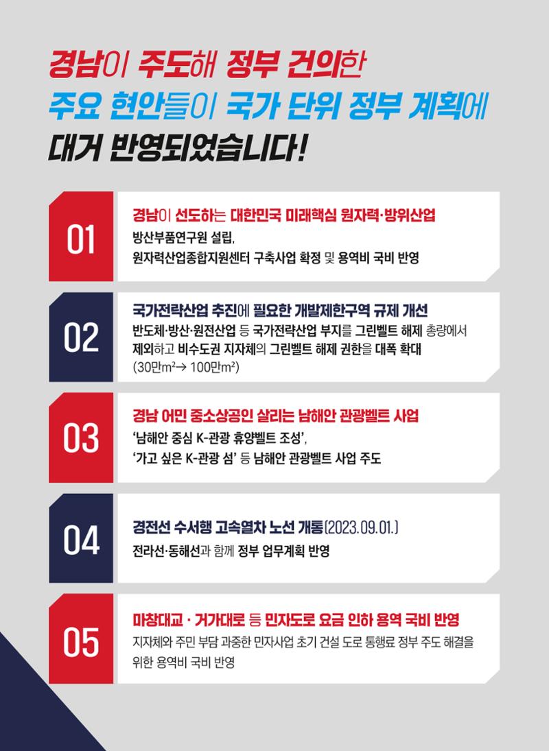 국민의힘 경남도당 정책홍보물 4페이지