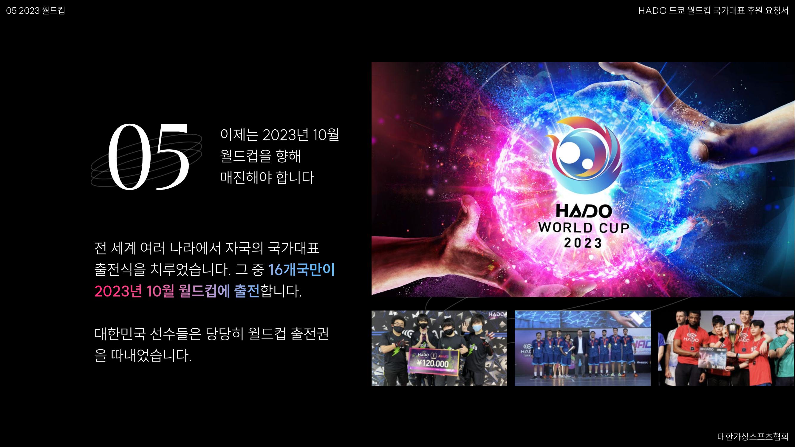HADO월드컵국가대표 스폰서십 40페이지