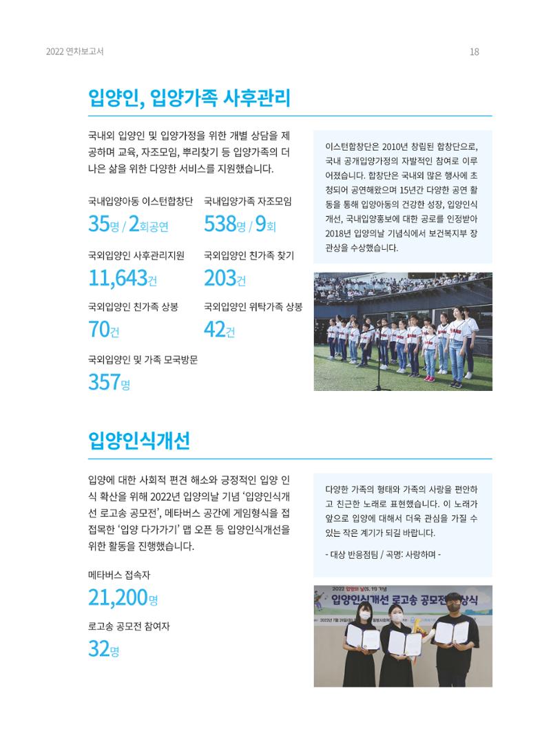 2022 동방사회복지회 연차보고서 18페이지
