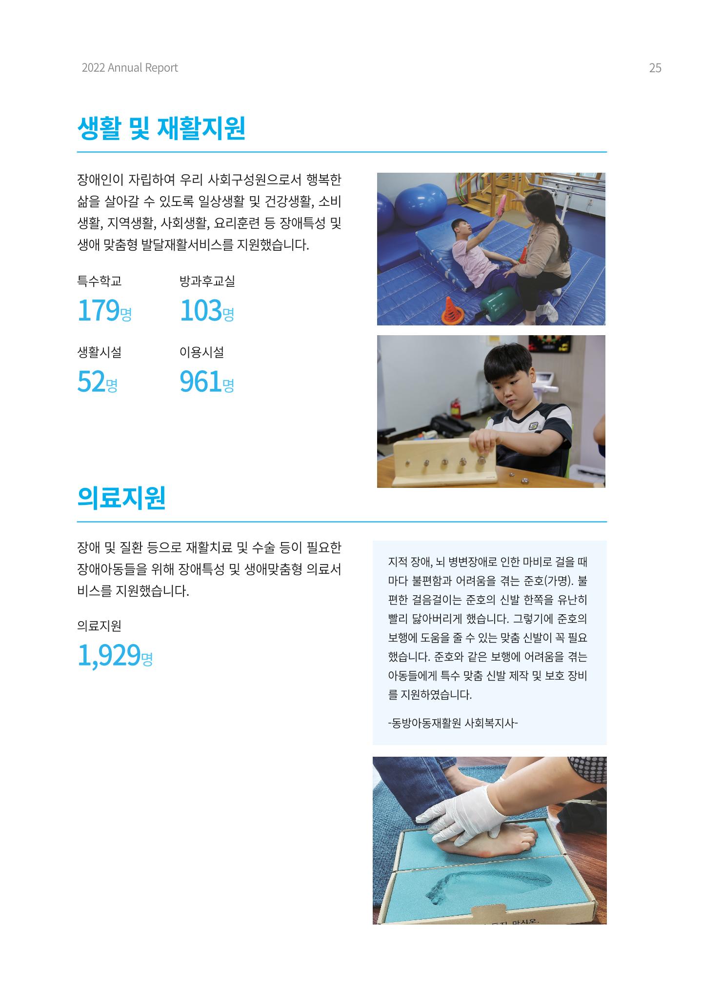 2022 동방사회복지회 연차보고서 25페이지