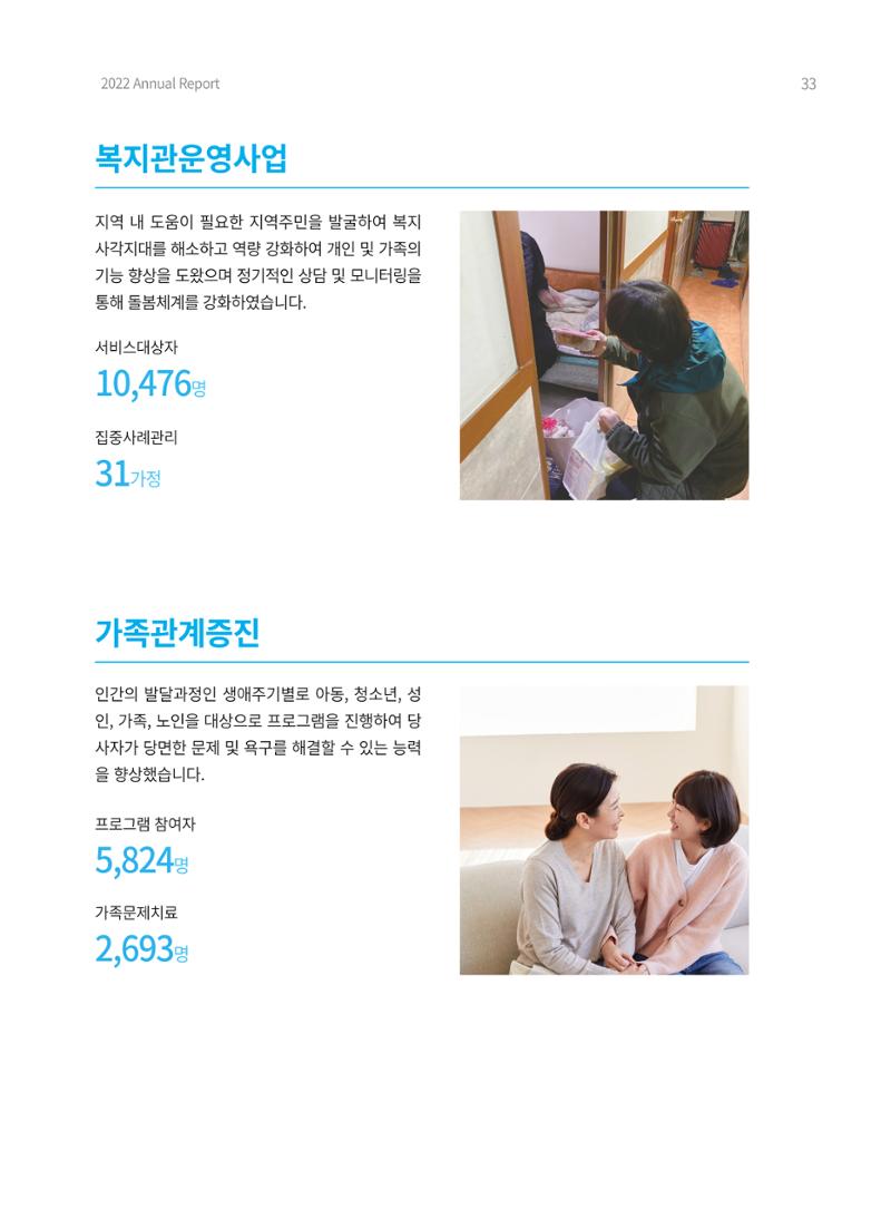 2022 동방사회복지회 연차보고서 33페이지