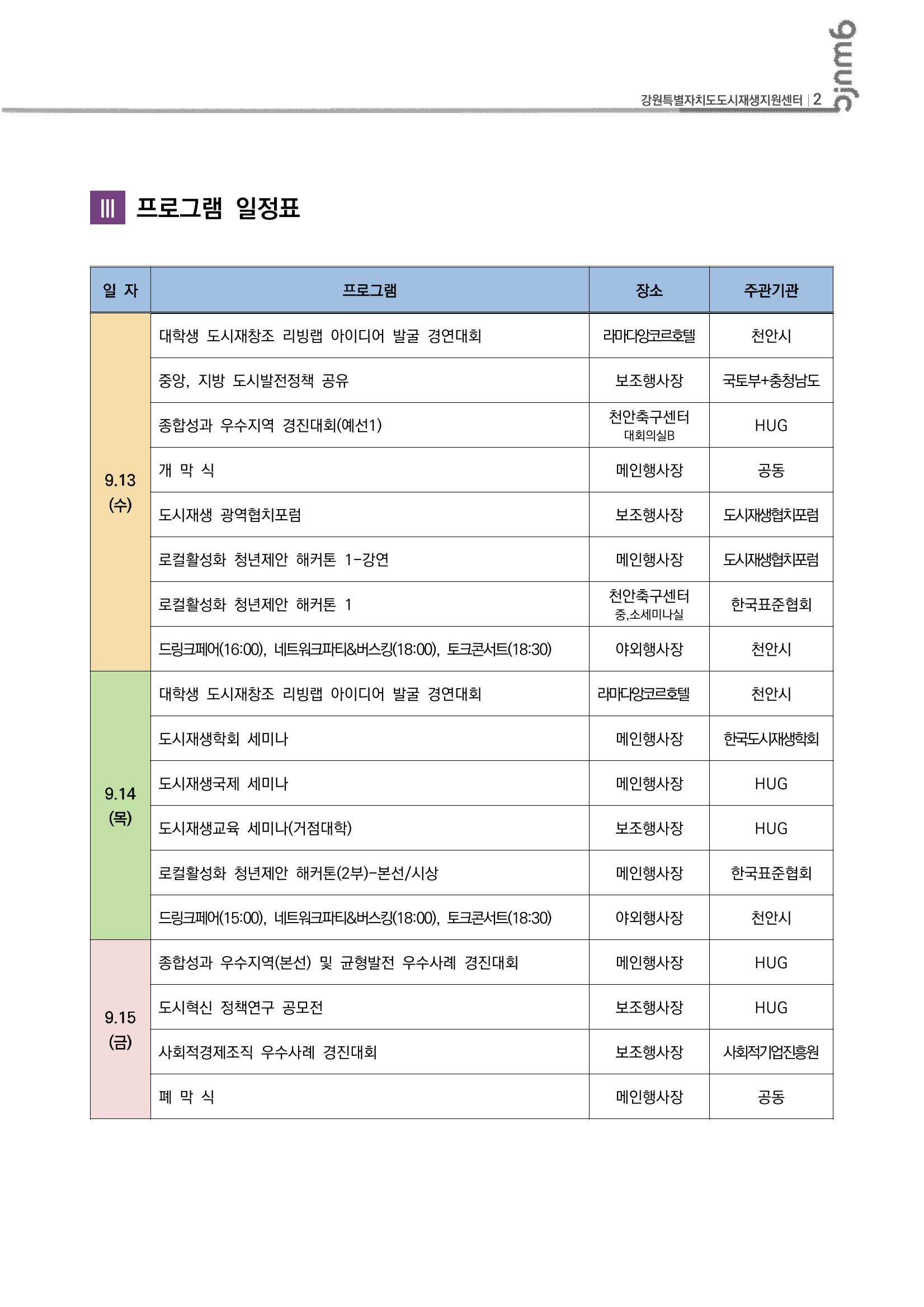 2023 도시재창조한마당 3p