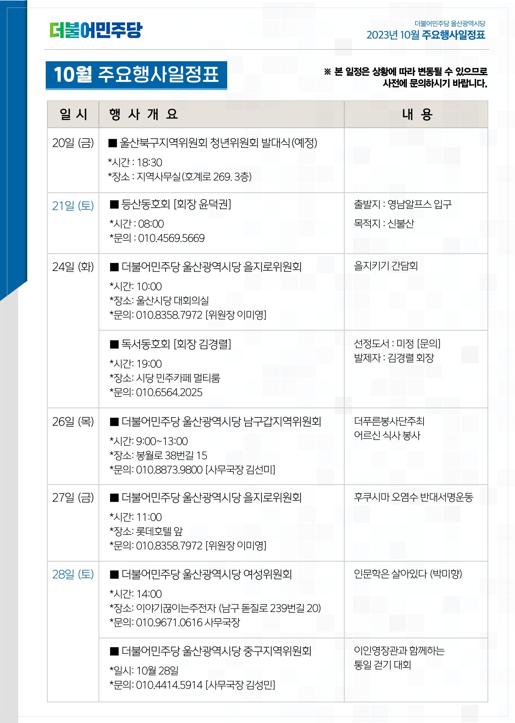 더불어민주당 울산광역시당 월간소식지 7호 26페이지