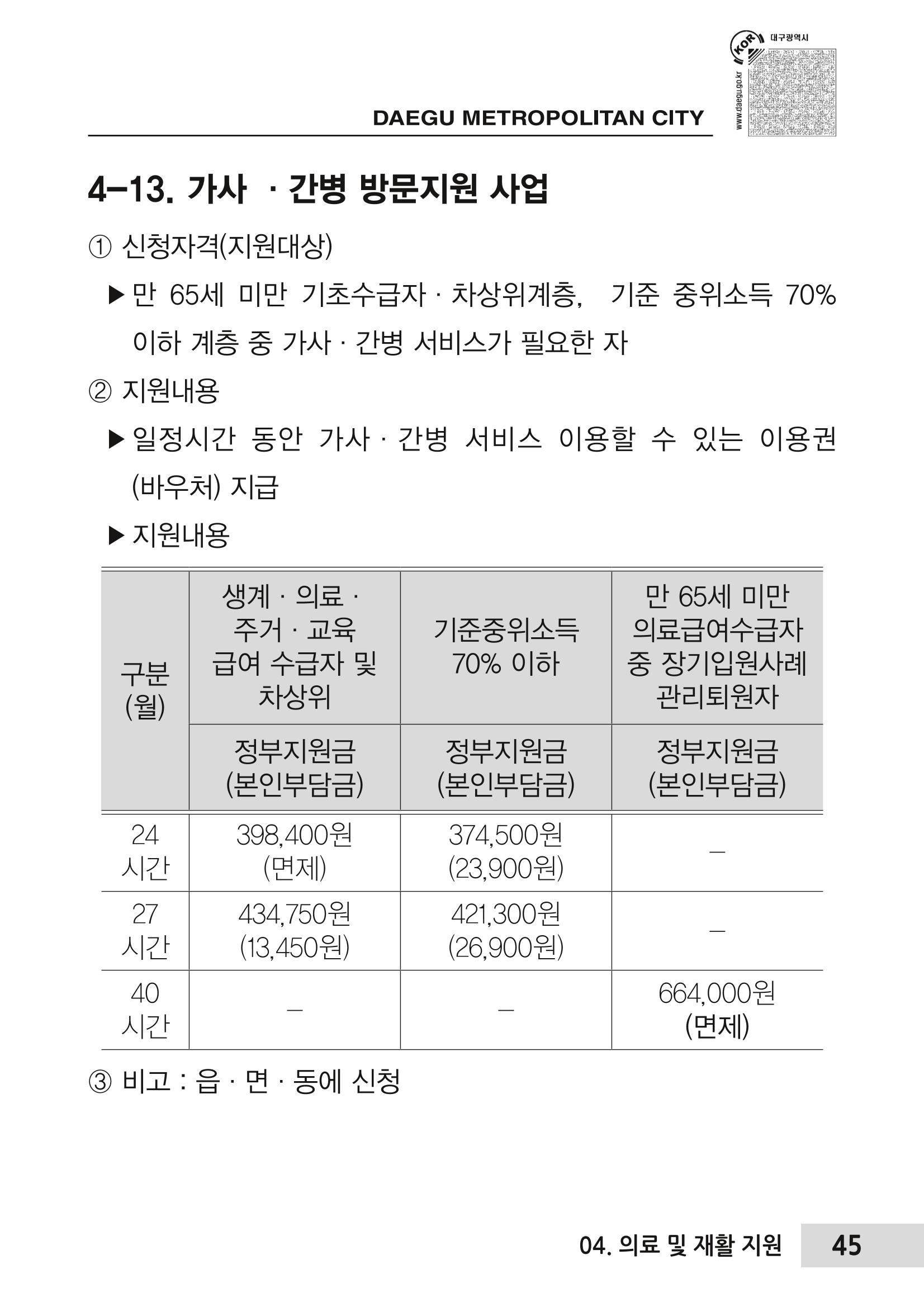 대구시 장애인복지서비스 한 권으로 알아보기 49페이지