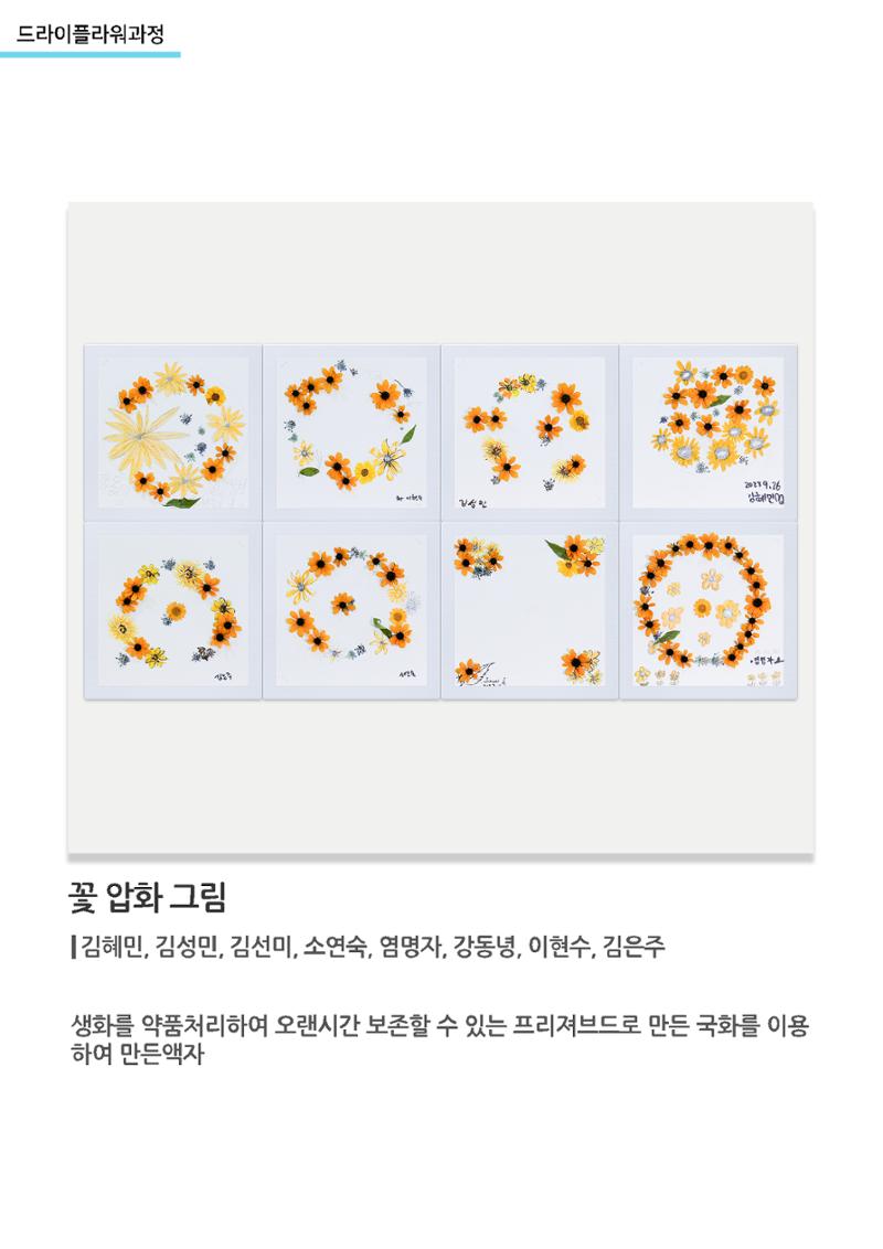 고양누리클래스_드라이플라워과정_꽃 압화 그림 1페이지