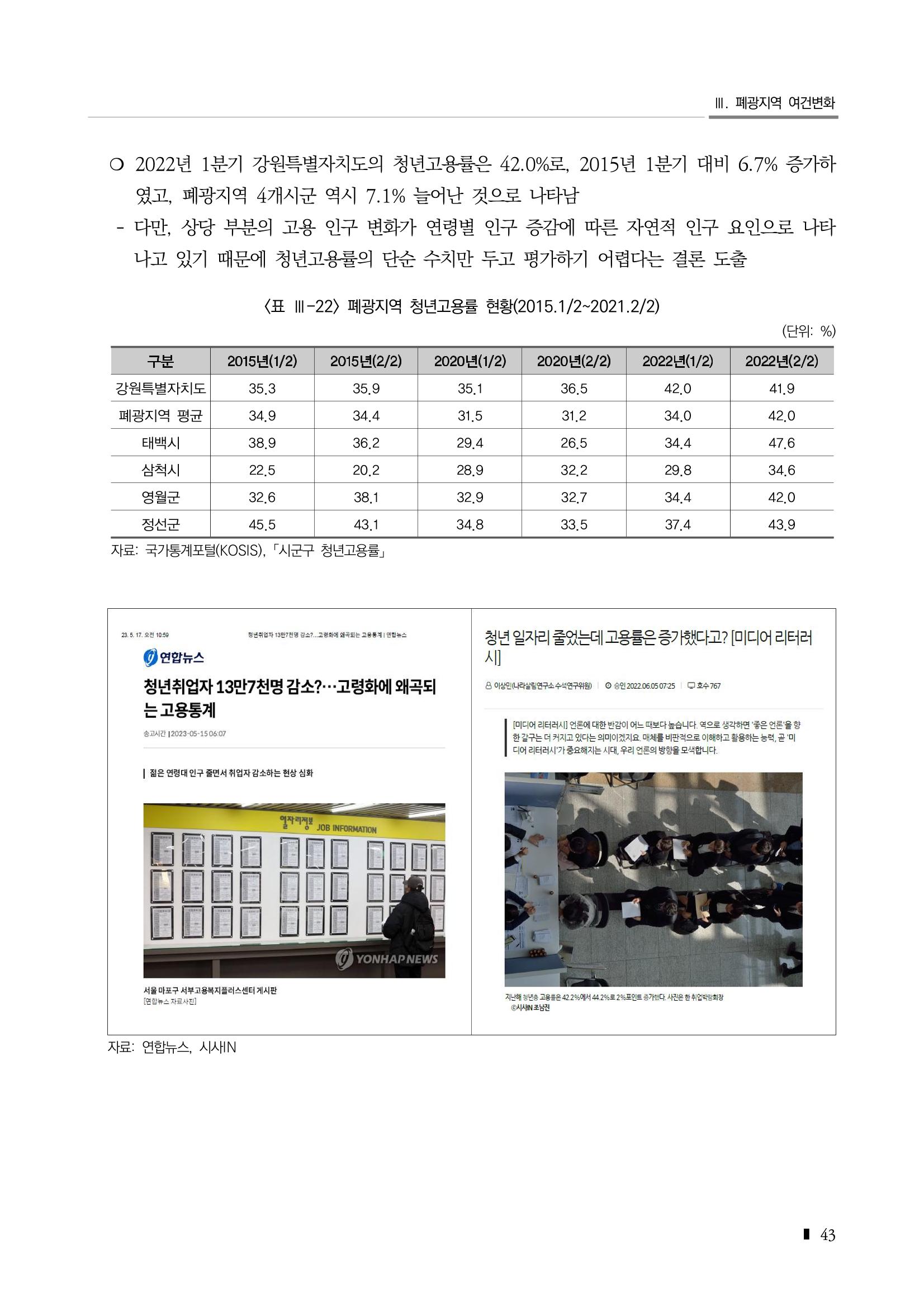 2023 한눈에 보는 탄광지역 통계 주요지표 59페이지