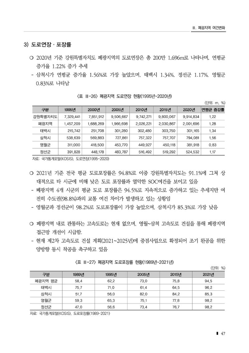 2023 한눈에 보는 탄광지역 통계 주요지표 63페이지