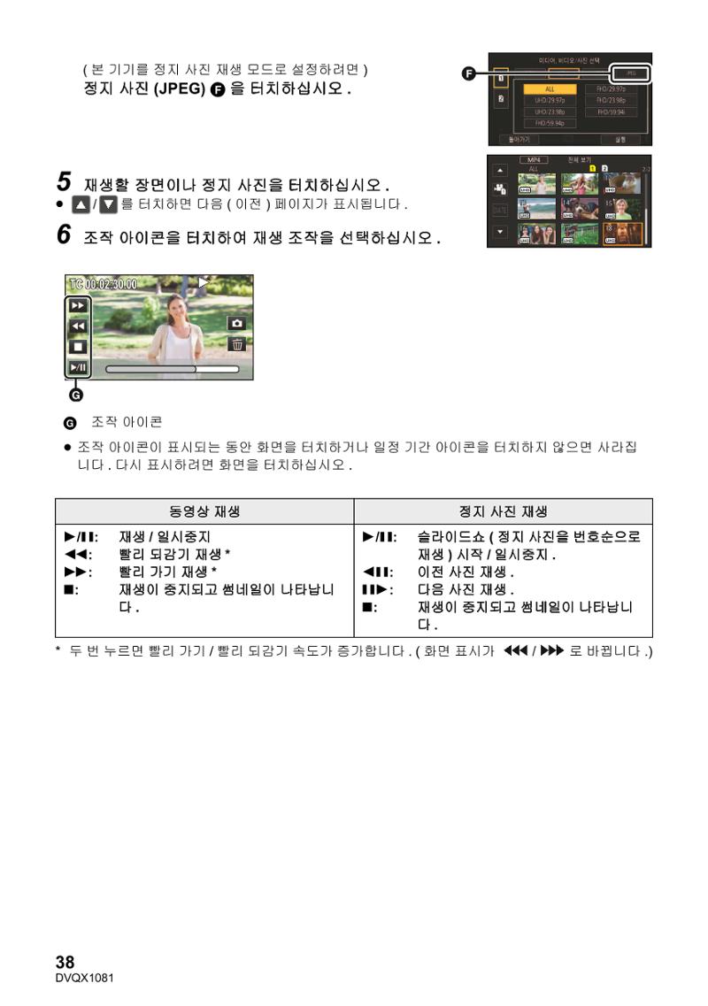 (설명서) 파나소닉 캠코더 AG-UX90AN 38페이지