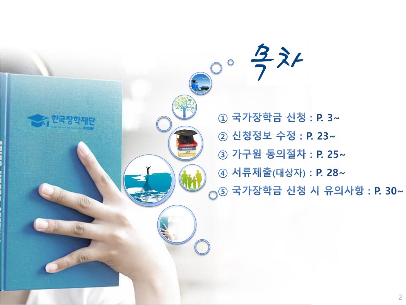 [국가장학금]신청 메뉴얼 안내(모바일) 2페이지
