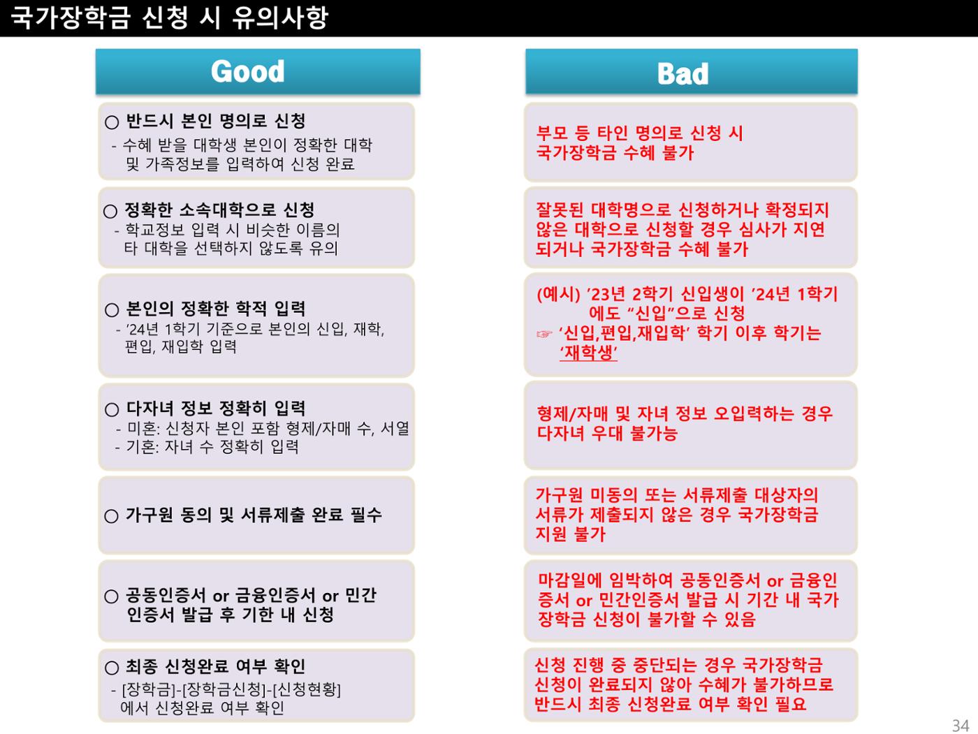 [국가장학금]신청 메뉴얼 안내(홈페이지) 41페이지